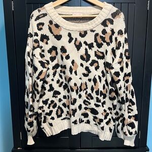 Cheetah sweater